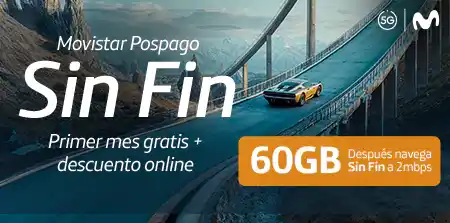 Banner movistar MOVISTAR POSPAGO Planes con datos para estar siempre conectado Incluso si se te acaban las gigas